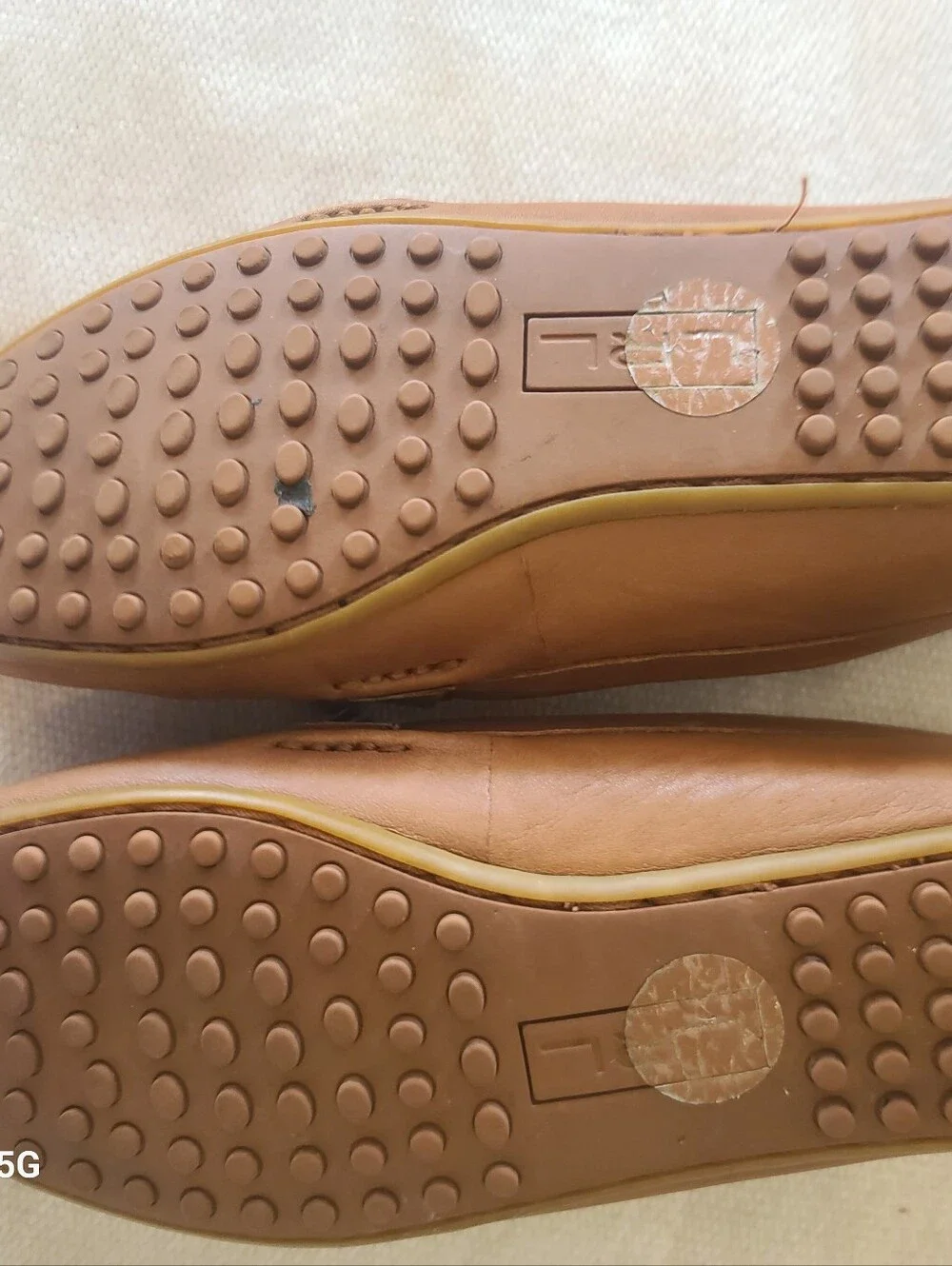 Womens Lauren Ralph Lauren Briley Moccasin Loafers in Tan Size 6.5